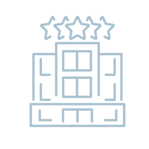 Icon - accommodation and venues